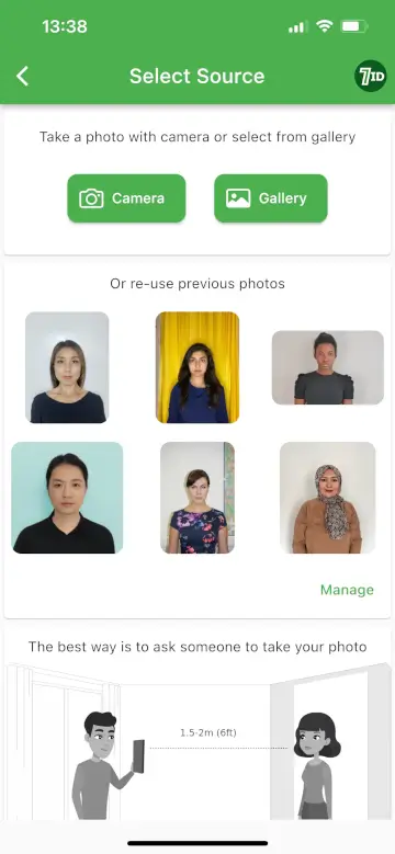 7ID-App: Usbekistan Visa Photo Maker